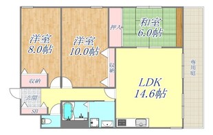 ロイヤル夙川の物件間取画像